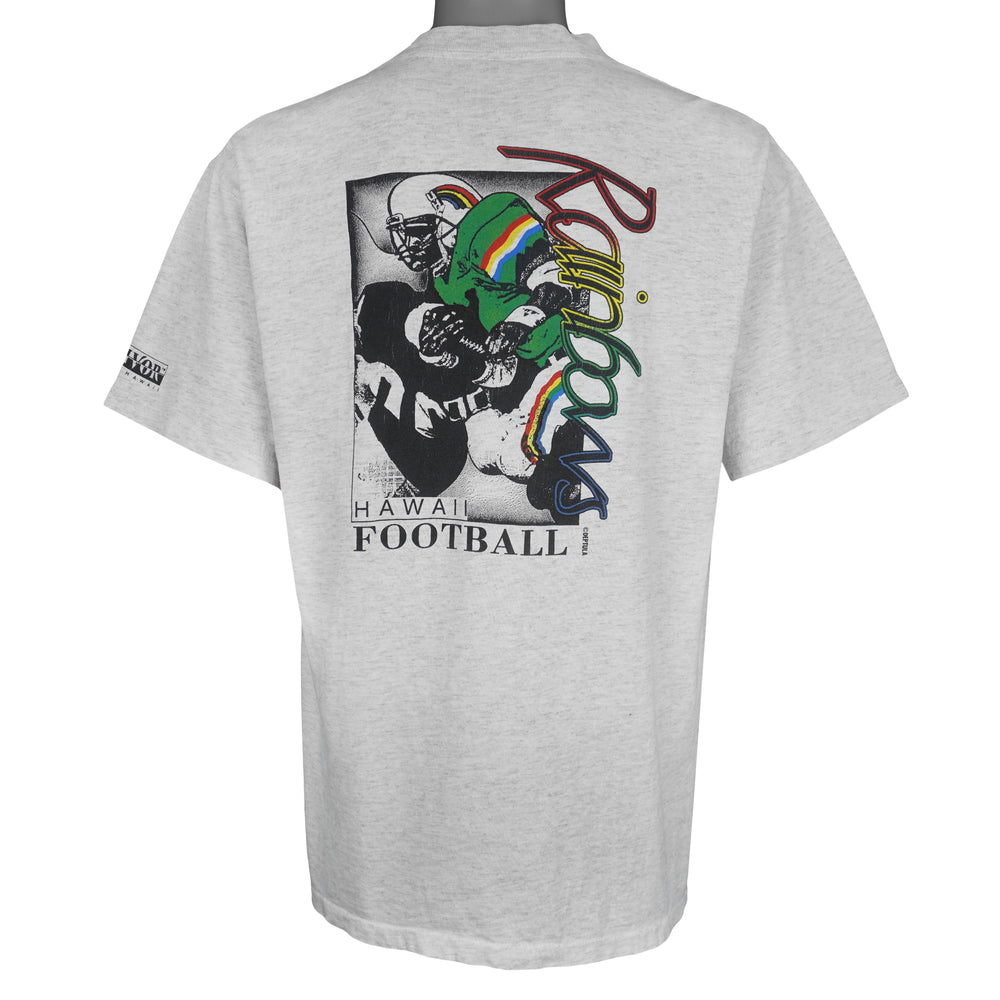NCAA (Volunteer) - University of Hawaii Rainbow Warriors T-Shirt 1990s Large Vintage Retro