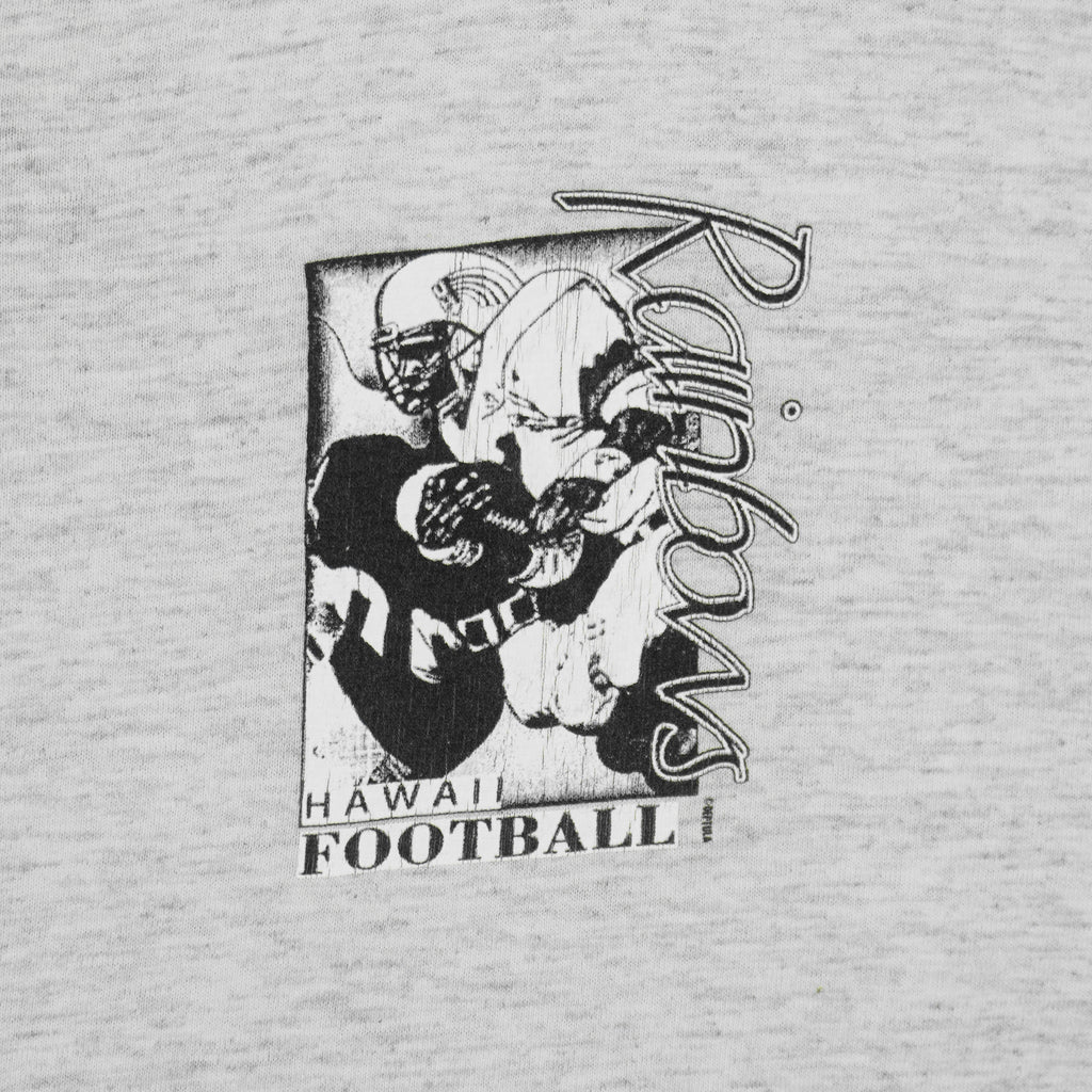 NCAA (Volunteer) - University of Hawaii Rainbow Warriors T-Shirt 1990s Large Vintage Retro