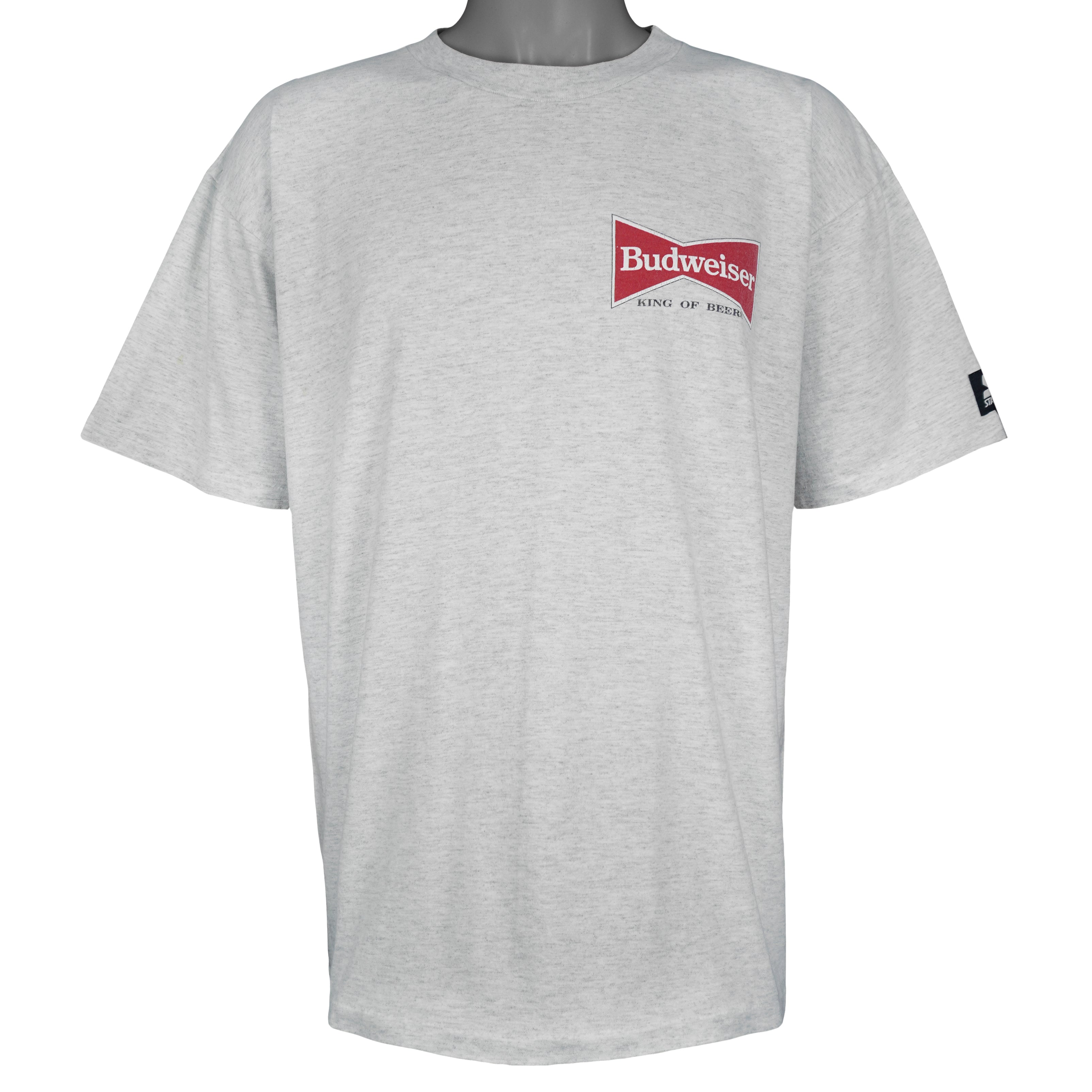Starter (NFL) - Budweiser King Of Beer Single Stitch T-Shirt 1995 X-Large Vintage Retro Football