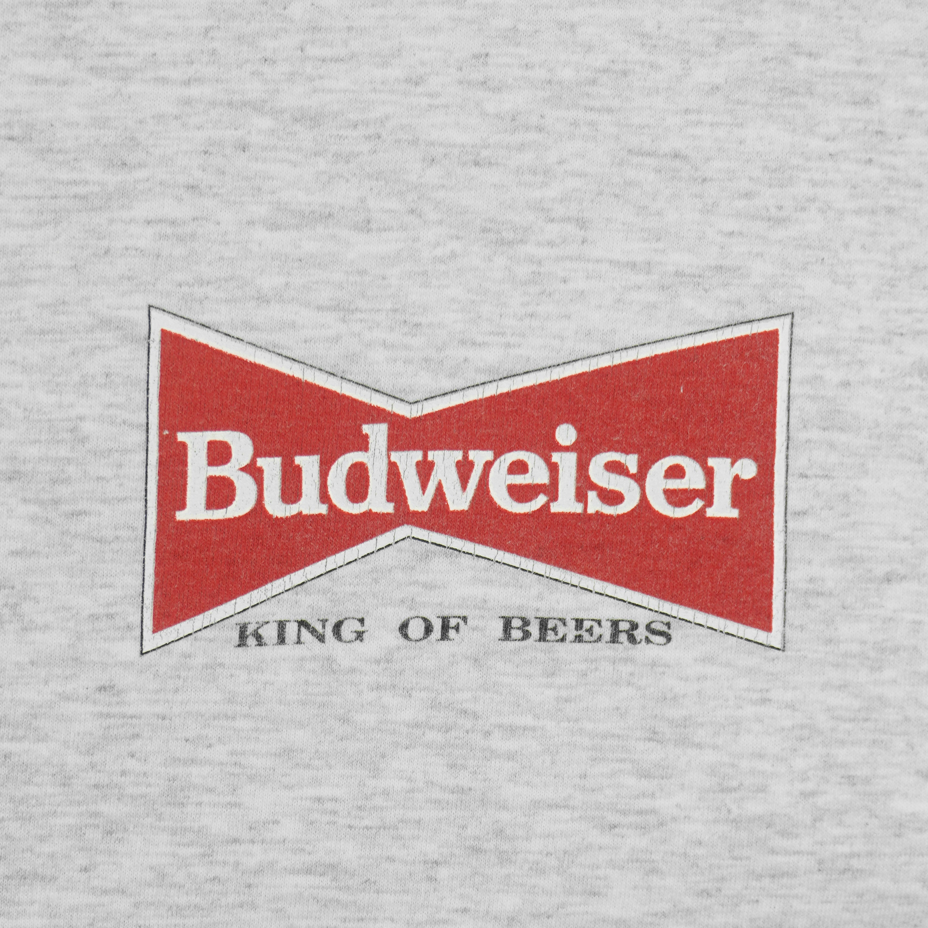 Starter (NFL) - Budweiser King Of Beer Single Stitch T-Shirt 1995 X-Large Vintage Retro Football