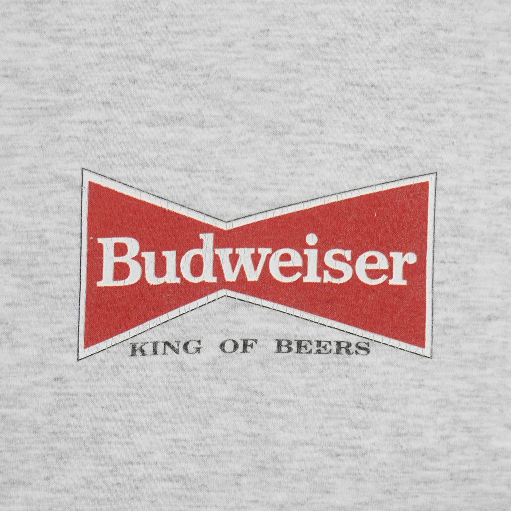 Starter (NFL) - Budweiser King Of Beer Single Stitch T-Shirt 1995 X-Large Vintage Retro Football