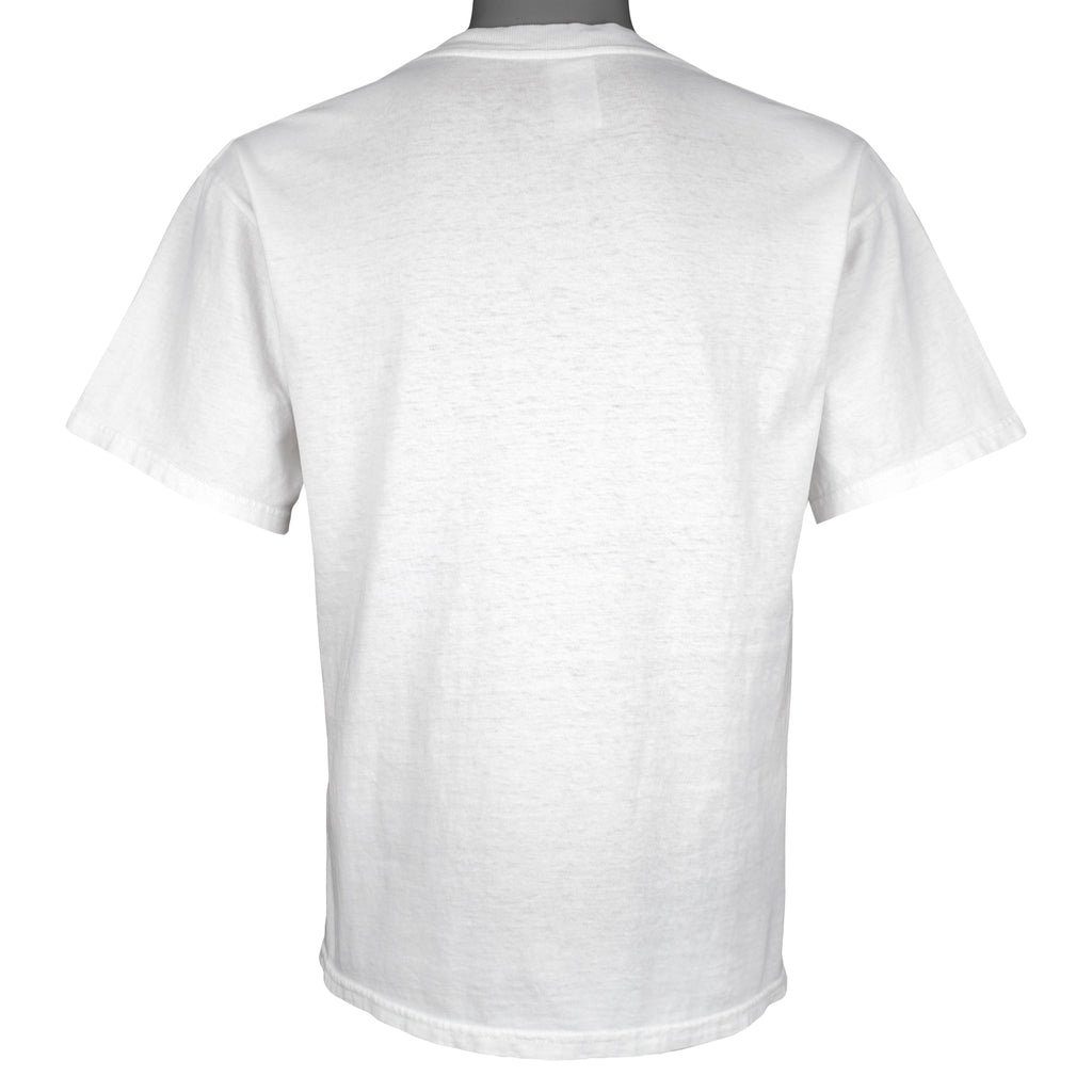 NHL (Logo 7) - Tampa Bay Lightning Hockey T-Shirt 1990s Medium Vintage Retro Hockey