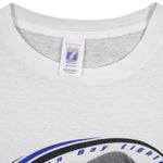 NHL (Logo 7) - Tampa Bay Lightning Hockey T-Shirt 1990s Medium Vintage Retro Hockey