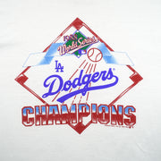 MLB - Los Angeles Dodgers World Series Champions T-Shirt 1988 X-Large Vintage Retro Baseball
