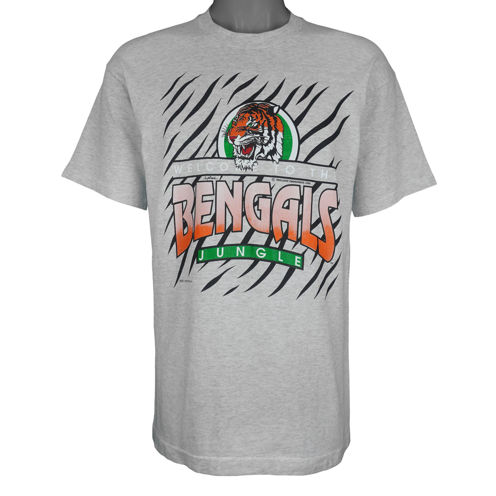 NFL - Cincinnati Bengals Welcome To The Jungle T-Shirt 1996 Large Vintage Retro Football