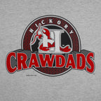 MLB (Trench) - Hickory Crawdads Baseball Roll Ups Sleeves T-Shirt 1994 X-Large Vintage Retro Baseball