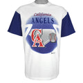 MLB (Team Rated) - California Angels Baseball T-Shirt 1994 Large Vintage Retro Baseball