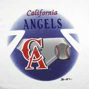 MLB (Team Rated) - California Angels Baseball T-Shirt 1994 Large Vintage Retro Baseball