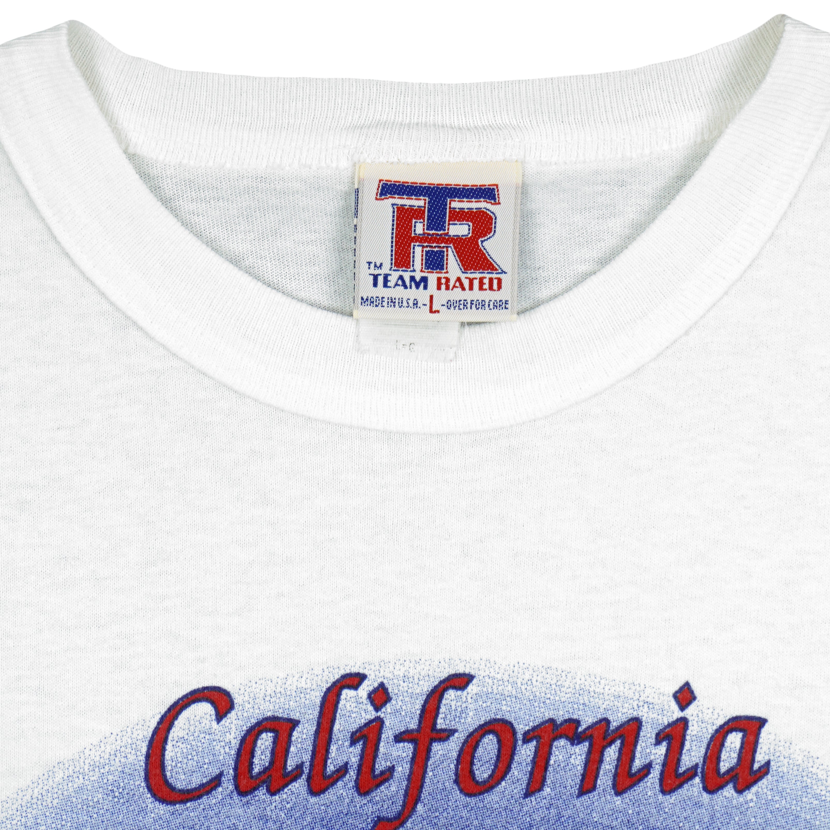 MLB (Team Rated) - California Angels Baseball T-Shirt 1994 Large Vintage Retro Baseball