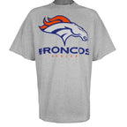 NFL (Logo 7) - Denver Broncos Big Logo T-Shirt 1990s X-Large