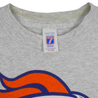 NFL (Logo 7) - Denver Broncos Big Logo T-Shirt 1990s X-Large