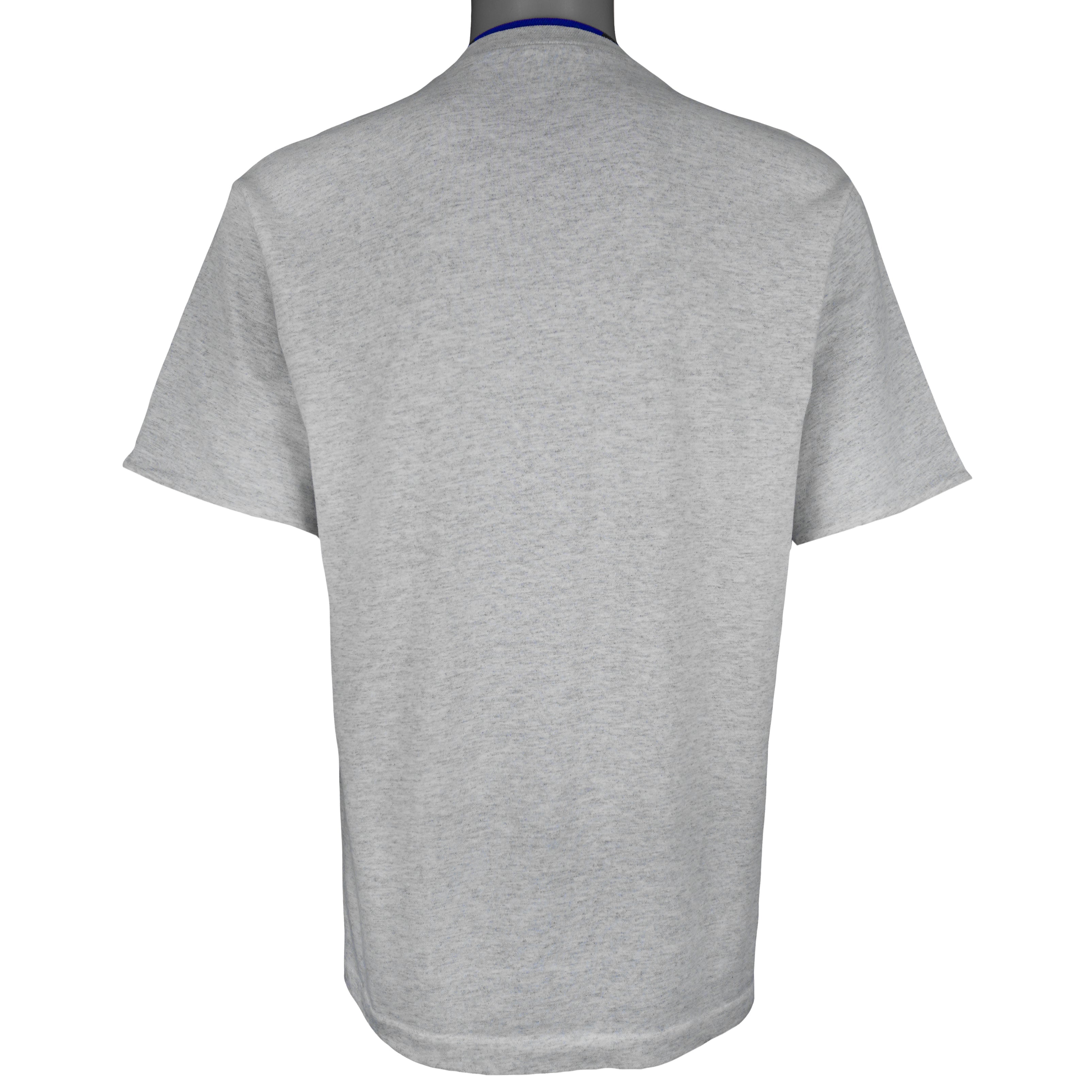 NFL (Trench) - New York Giants Roll Ups Sleeves T-Shirt 1990s X-Large Vintage Retro Football