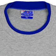 NFL (Trench) - New York Giants Roll Ups Sleeves T-Shirt 1990s X-Large Vintage Retro Football