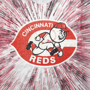 MLB - Cincinnati Reds All Over Print T-Shirt 1990s X-Large Vintage Retro Baseball