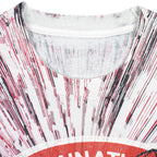MLB - Cincinnati Reds All Over Print T-Shirt 1990s X-Large Vintage Retro Baseball