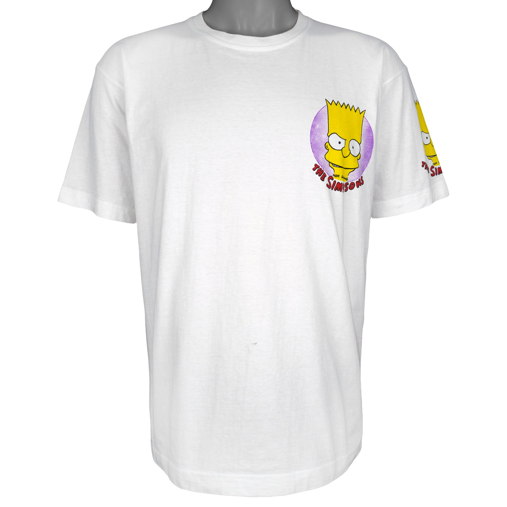 Vintage - Bart The Simpsons USA T-Shirt 1990s Large Vintage Retro
