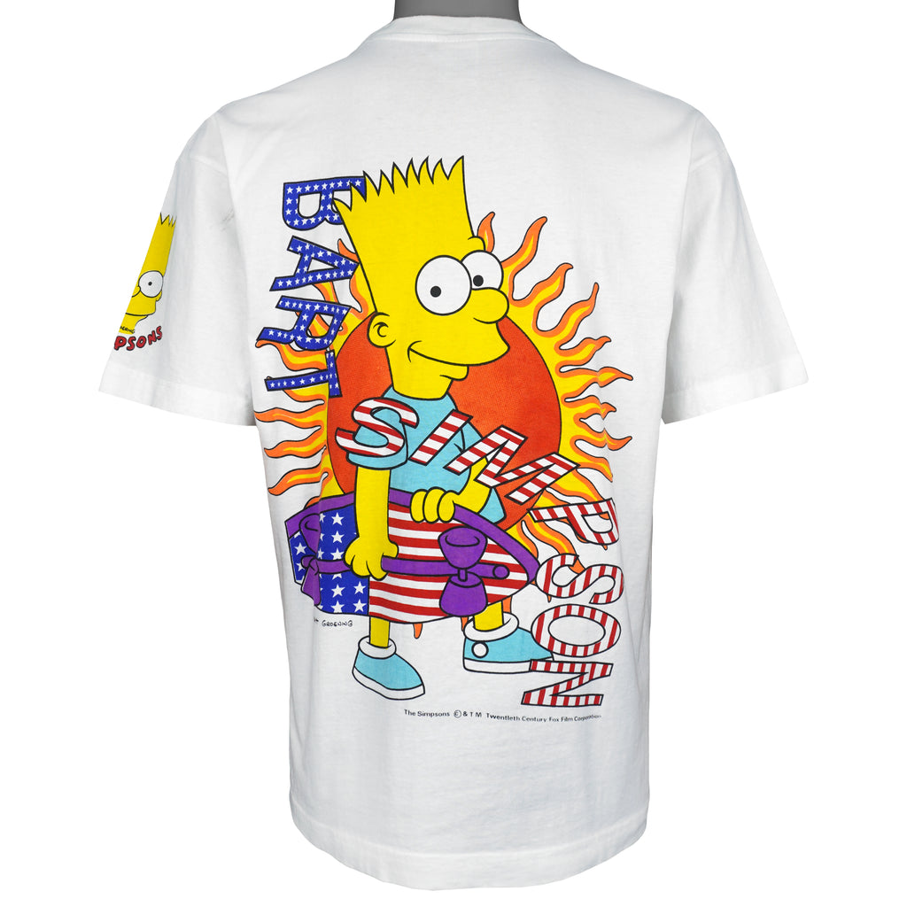Vintage - Bart The Simpsons USA T-Shirt 1990s Large Vintage Retro
