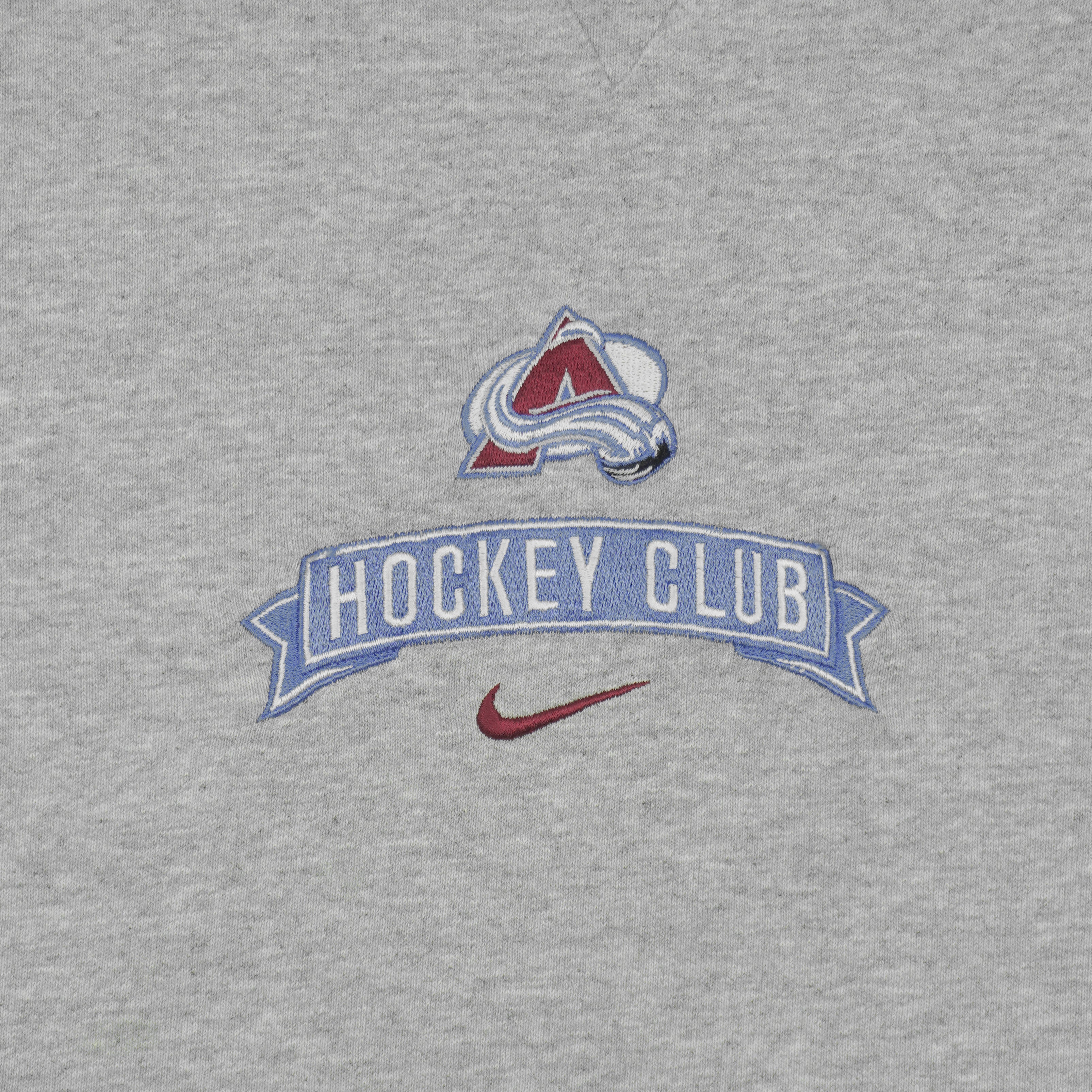 Nike (NHL) - Colorado Avalanche Embroidered Crew Neck Sweatshirt 1990s Large Vintage Retro Hockey