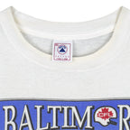 Vintage CFL (Delta) - Baltimore Stallions Inaugural Season T-Shirt 1994 X-Large in white