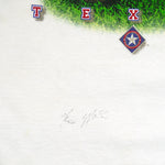 MLB (Aaron) - Texas Rangers Baseball Helmet T-Shirt 2000 X-Large Vintage Retro Baseball