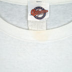 MLB (Aaron) - Texas Rangers Baseball Helmet T-Shirt 2000 X-Large Vintage Retro Baseball