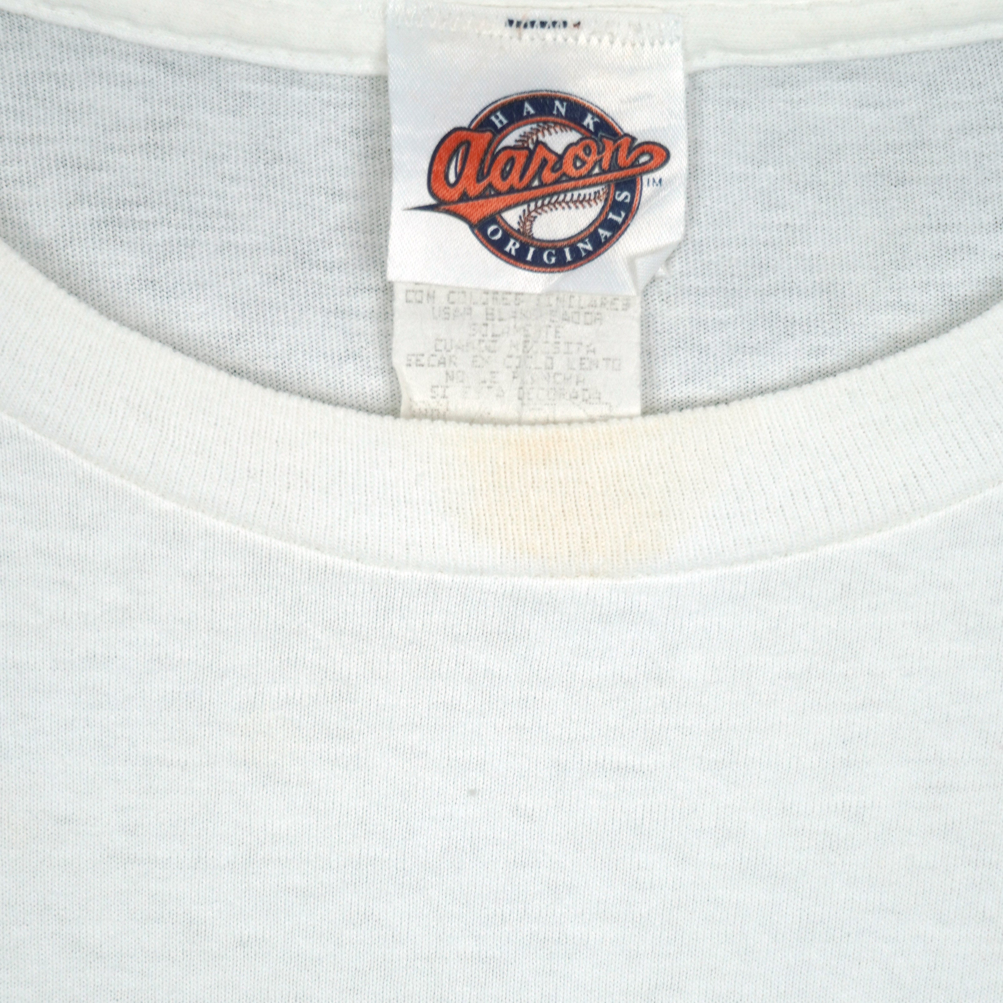MLB (Aaron) - Texas Rangers Baseball Helmet T-Shirt 2000 X-Large Vintage Retro Baseball