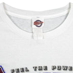 MLB (Aaron) - Texas Rangers Baseball Helmet T-Shirt 2000 X-Large Vintage Retro Baseball
