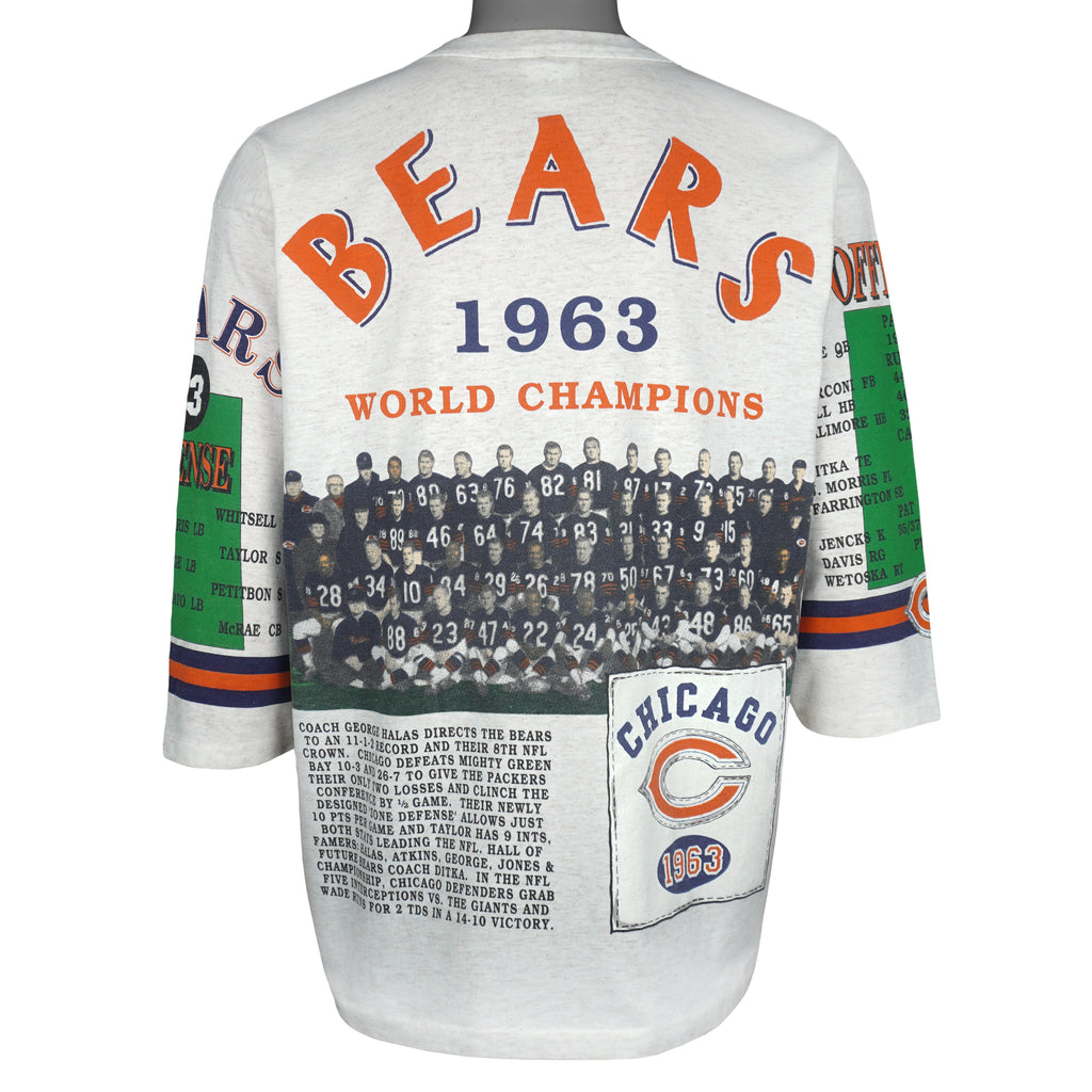 NFL (Long Gone) - Chicago Bears 1963 World Champions Jersey 1991 X-Large