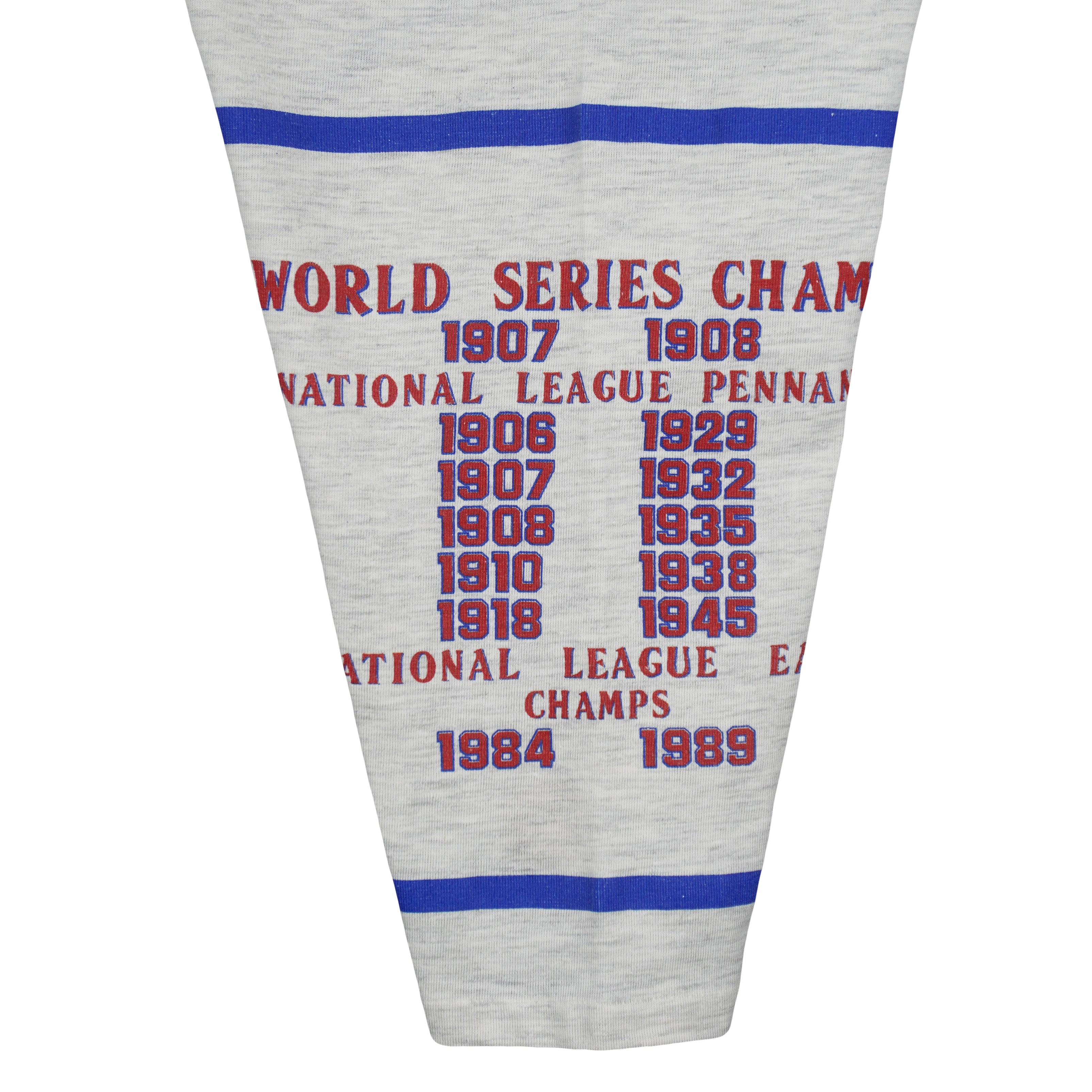 MLB (Long Gone) - Chicago Cubs World Champions T-Shirt 1990s Large Vintage Retro Baseball