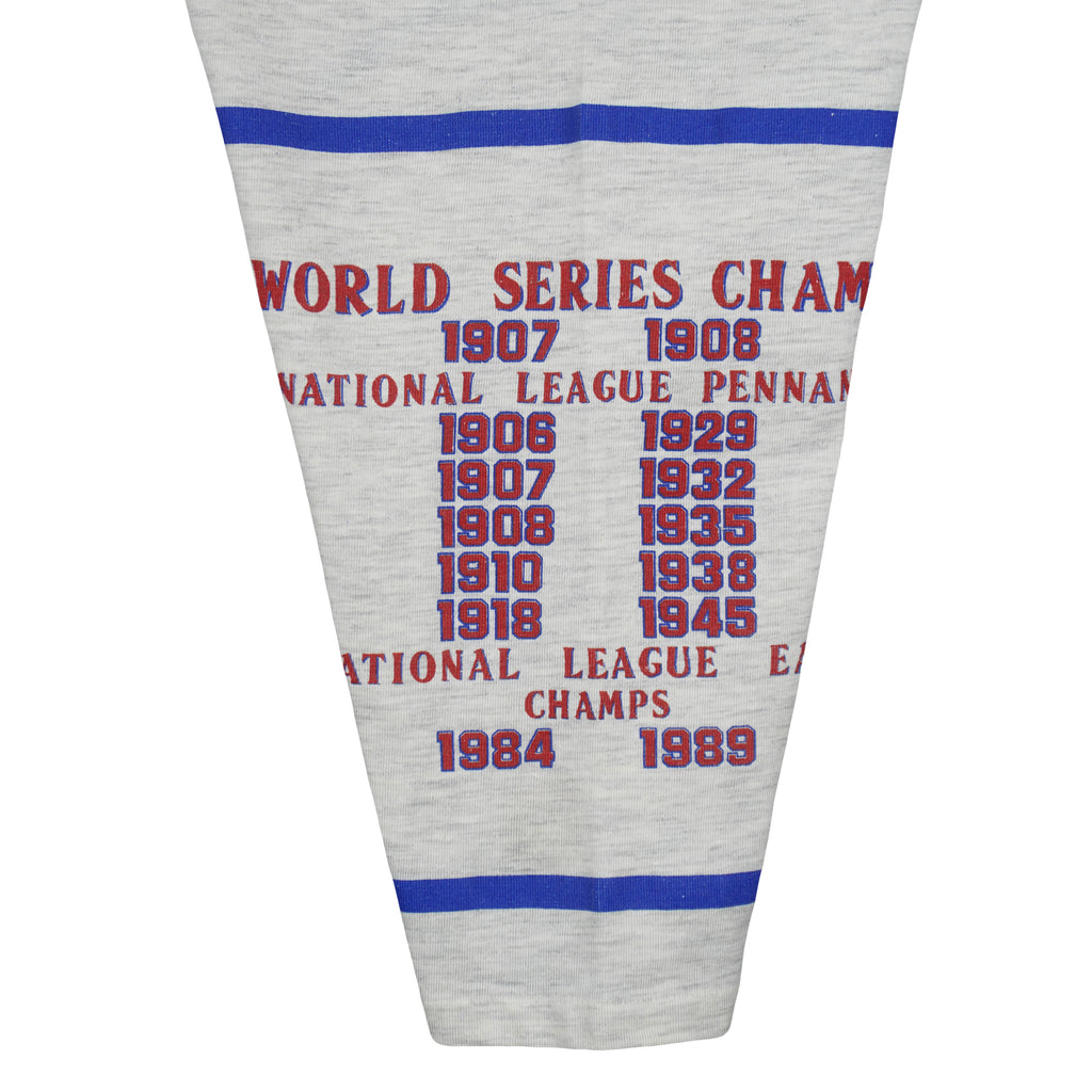 MLB (Long Gone) - Chicago Cubs World Champions T-Shirt 1990s Large Vintage Retro Baseball