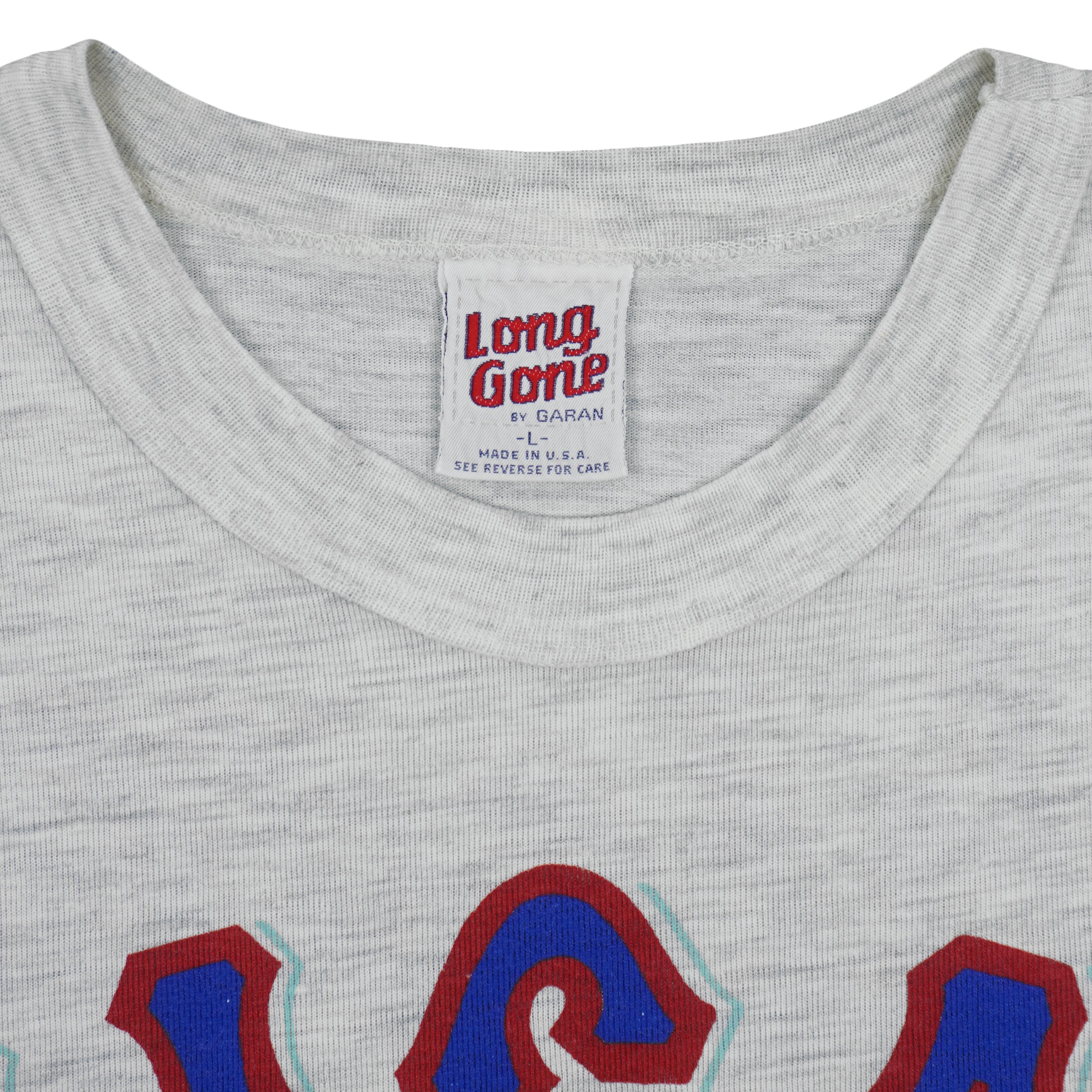 MLB (Long Gone) - Chicago Cubs World Champions T-Shirt 1990s Large Vintage Retro Baseball