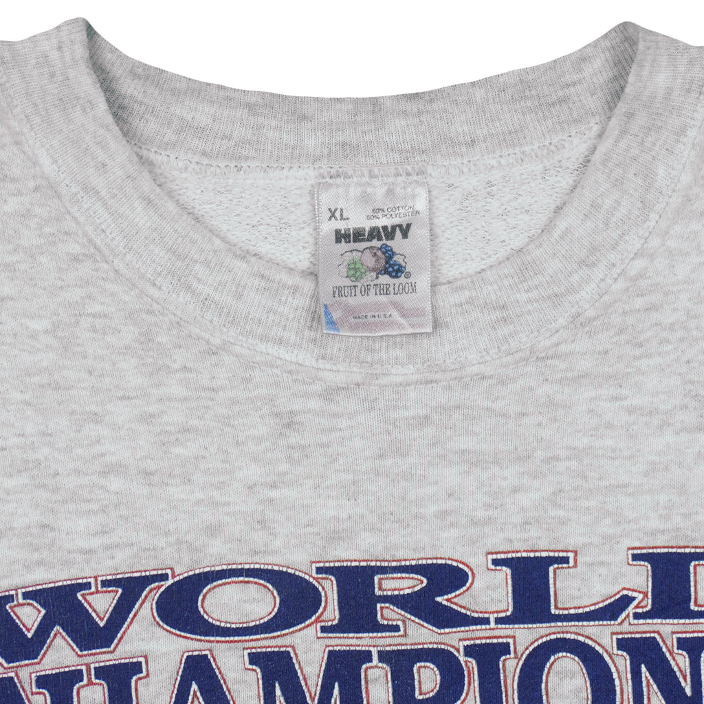 MLB - Minnesota Twins World Champions Series Sweatshirt 1991 X-Large Vintage Retro Baseball