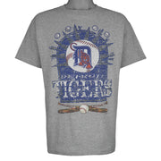 MLB (True Fan) - Detroit Tigers Baseball T-Shirt 2000 Large Vintage Retro Baseball