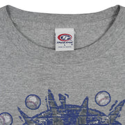 MLB (True Fan) - Detroit Tigers Baseball T-Shirt 2000 Large Vintage Retro Baseball