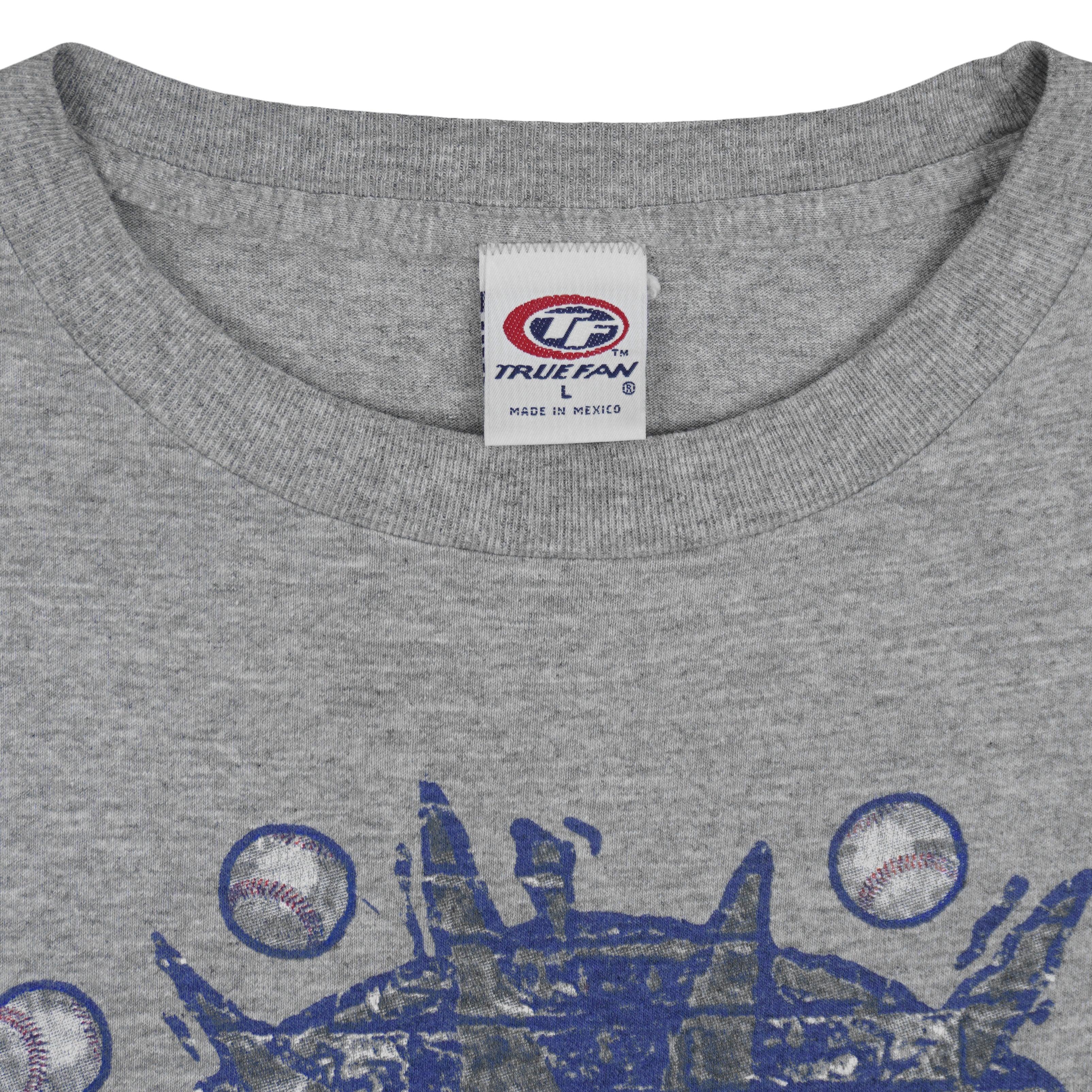 MLB (True Fan) - Detroit Tigers Baseball T-Shirt 2000 Large Vintage Retro Baseball