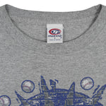 MLB (True Fan) - Detroit Tigers Baseball T-Shirt 2000 Large Vintage Retro Baseball
