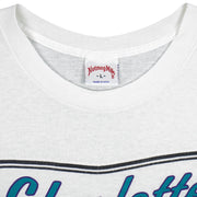 NBA (Nutmeg) - Charlotte Hornets Single Stitch T-Shirt 1988 Large Vintage Retro Basketball