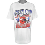 CFL - Calgary Stampeders Grey Cup Champions T-Shirt 1992 X-Large Vintage Retro Football