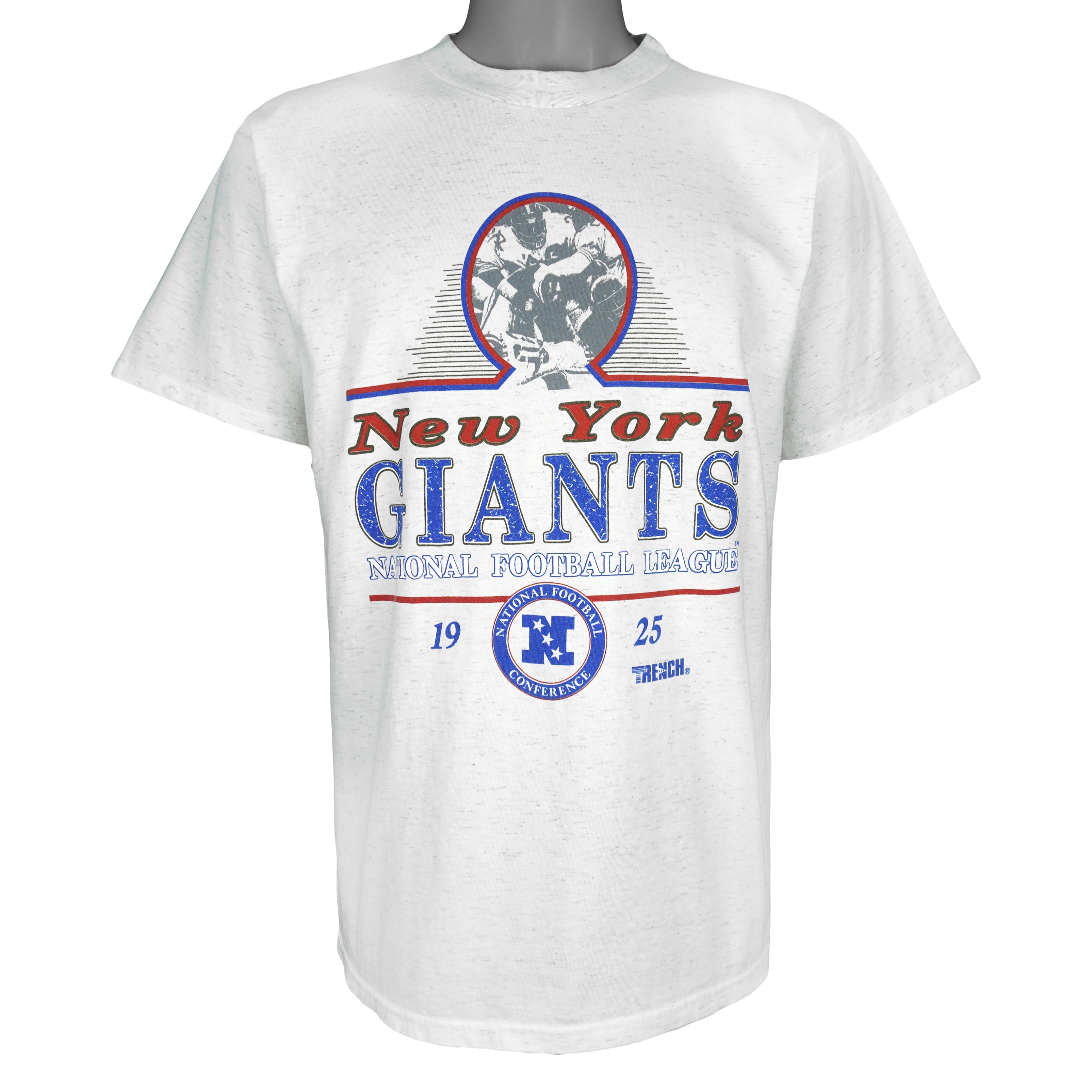 NFL (Trench) - New York Giants Football T-Shirt 1990s Large Vintage Retro Football