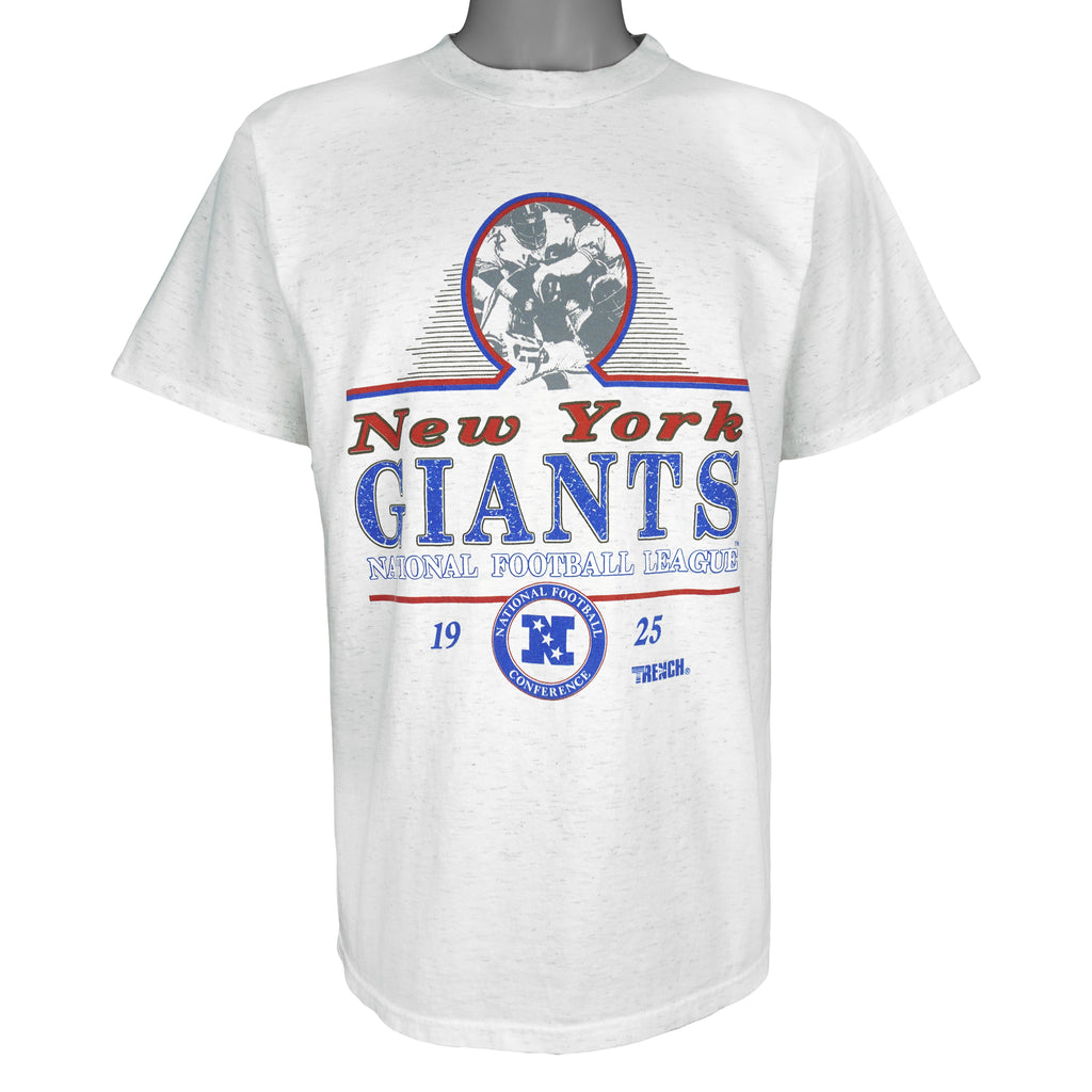 NFL (Trench) - New York Giants Football T-Shirt 1990s Large Vintage Retro Football
