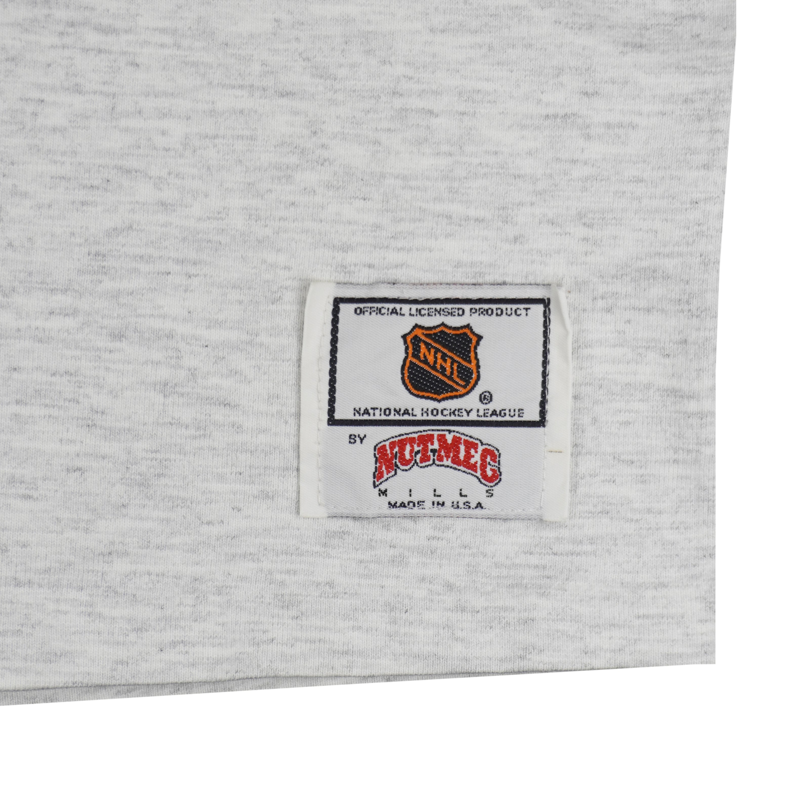 NHL (Nutmeg) - Grey Los Angeles Kings T-Shirt 1990 Medium Vintage Retro Hockey