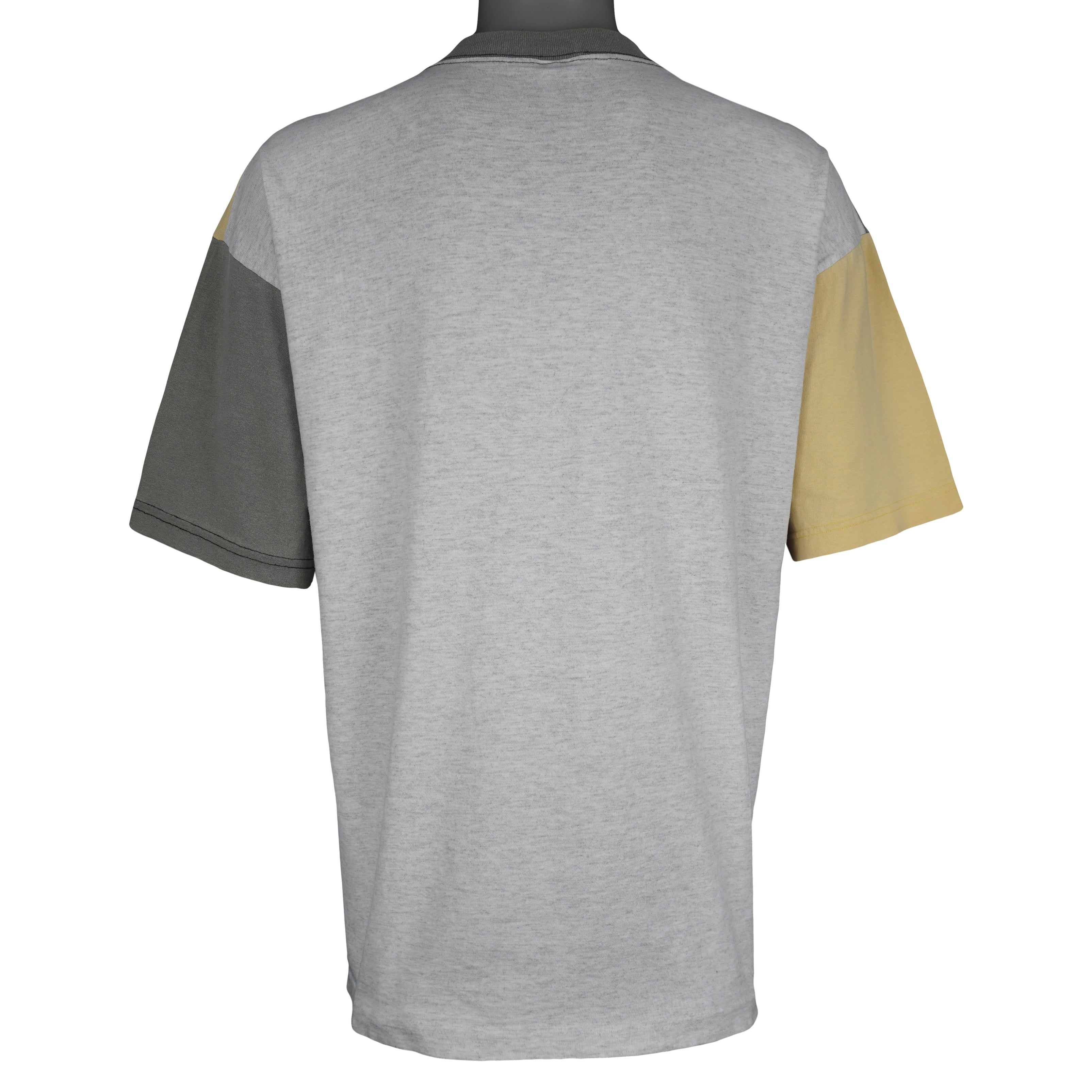 NHL (Salem) - Grey and Yellow Pittsburgh Penguins T-Shirt 1990s X-Large Vintage Retro Hockey