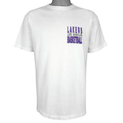 NBA (Salem)- Magic Johnson Los Angeles Lakers T-Shirt 1990 Large Vintage Retro Basketball