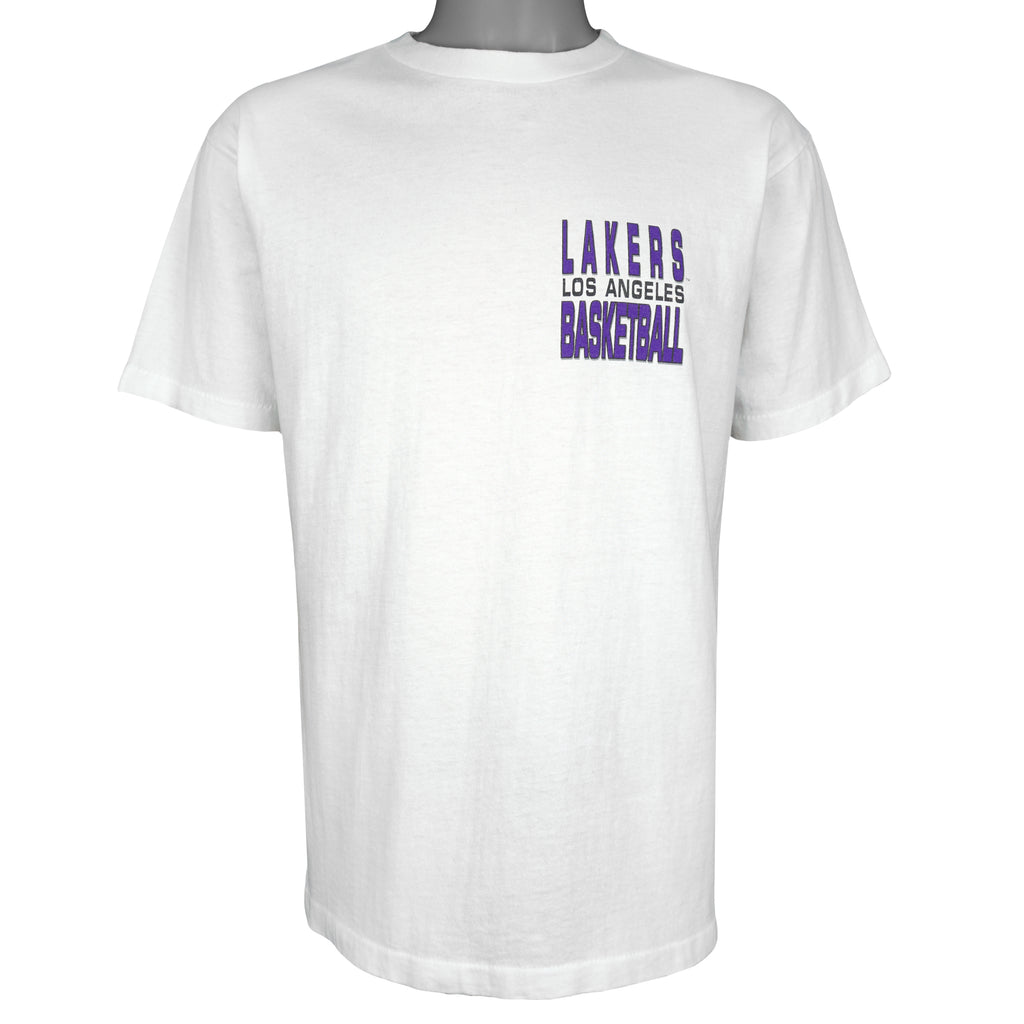 NBA (Salem)- Magic Johnson Los Angeles Lakers T-Shirt 1990 Large Vintage Retro Basketball