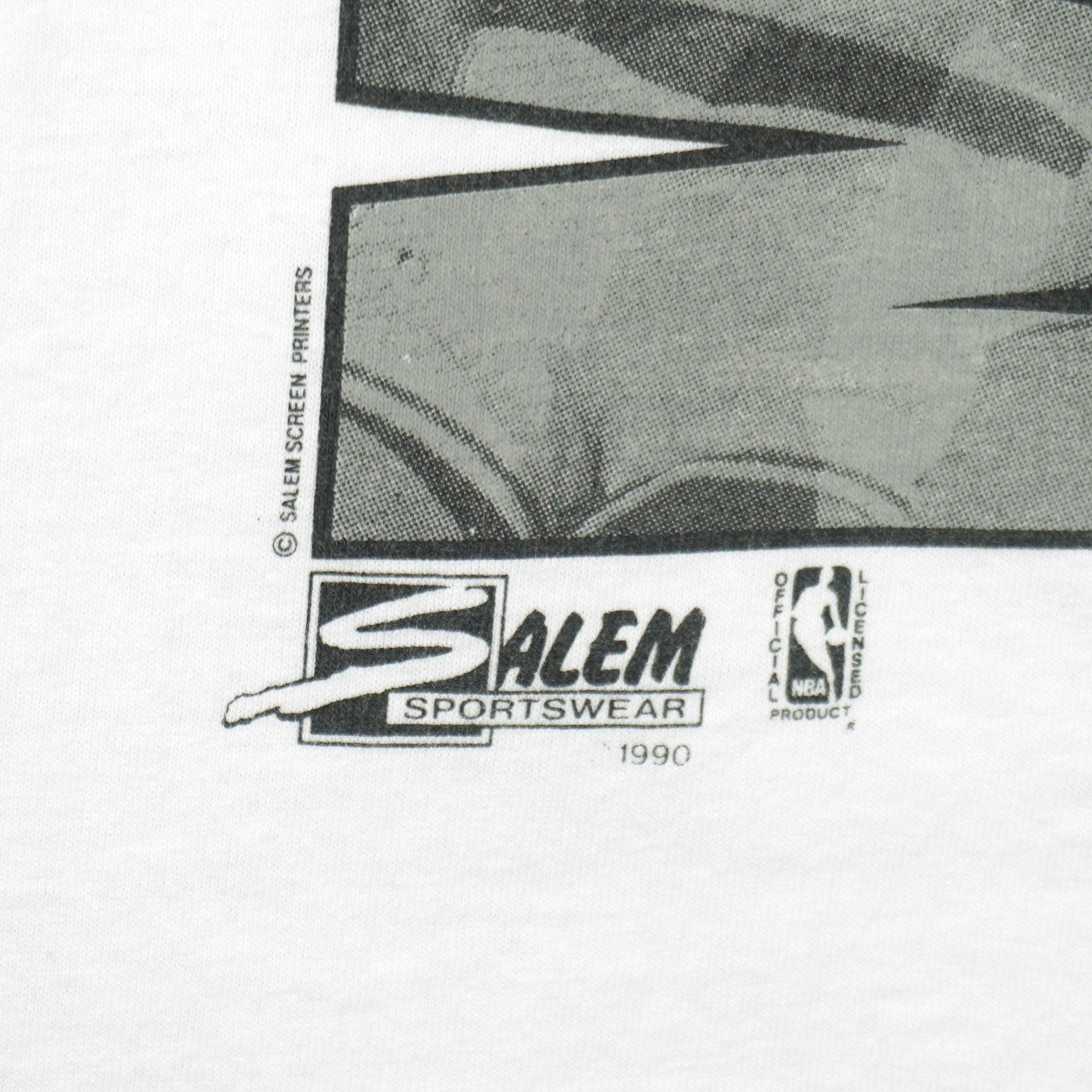 NBA (Salem)- Magic Johnson Los Angeles Lakers T-Shirt 1990 Large Vintage Retro Basketball