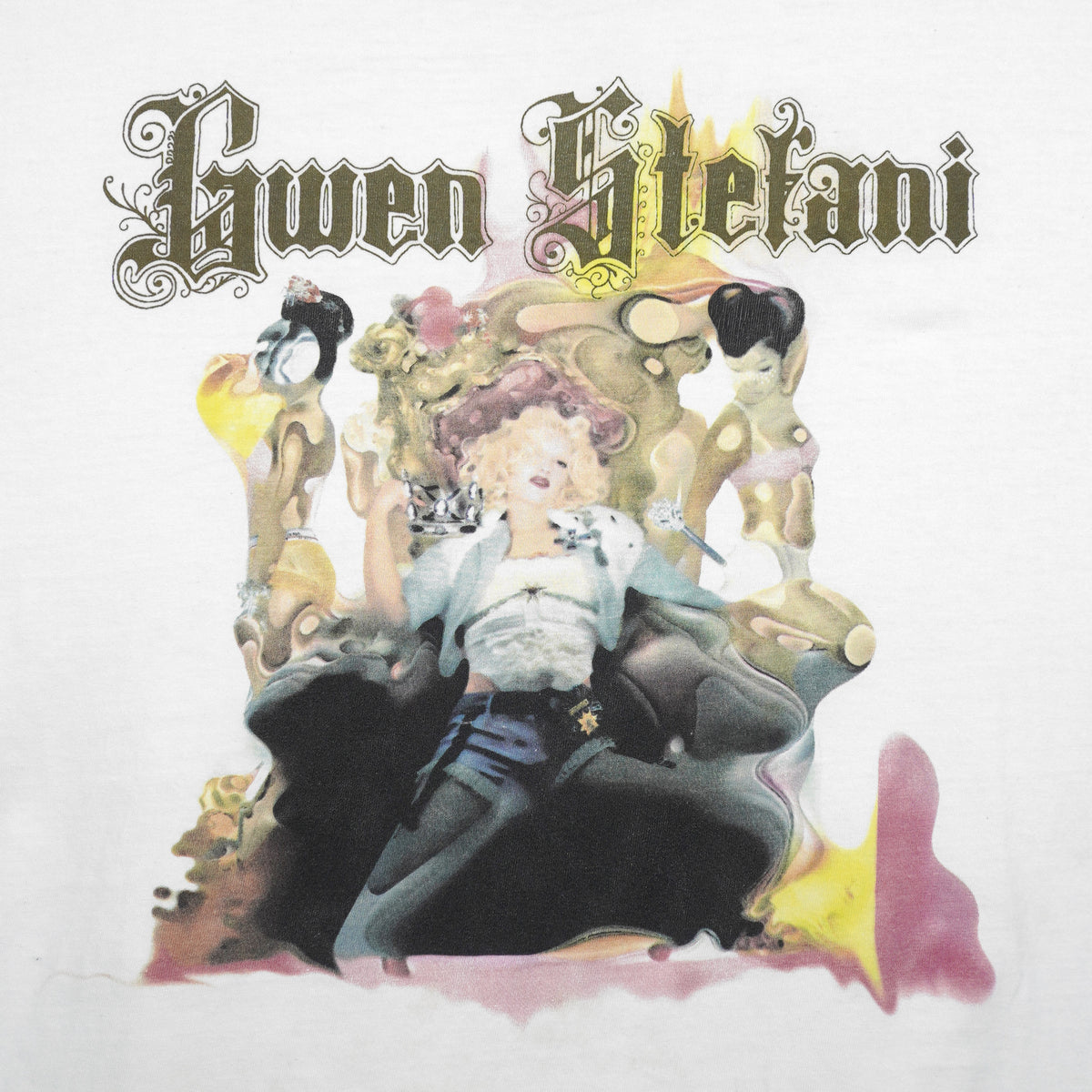 Vintage (Cygnus) - Gwen Stefani Harajuku Lovers Tour T-Shirt 2005 Large Vintage Retro