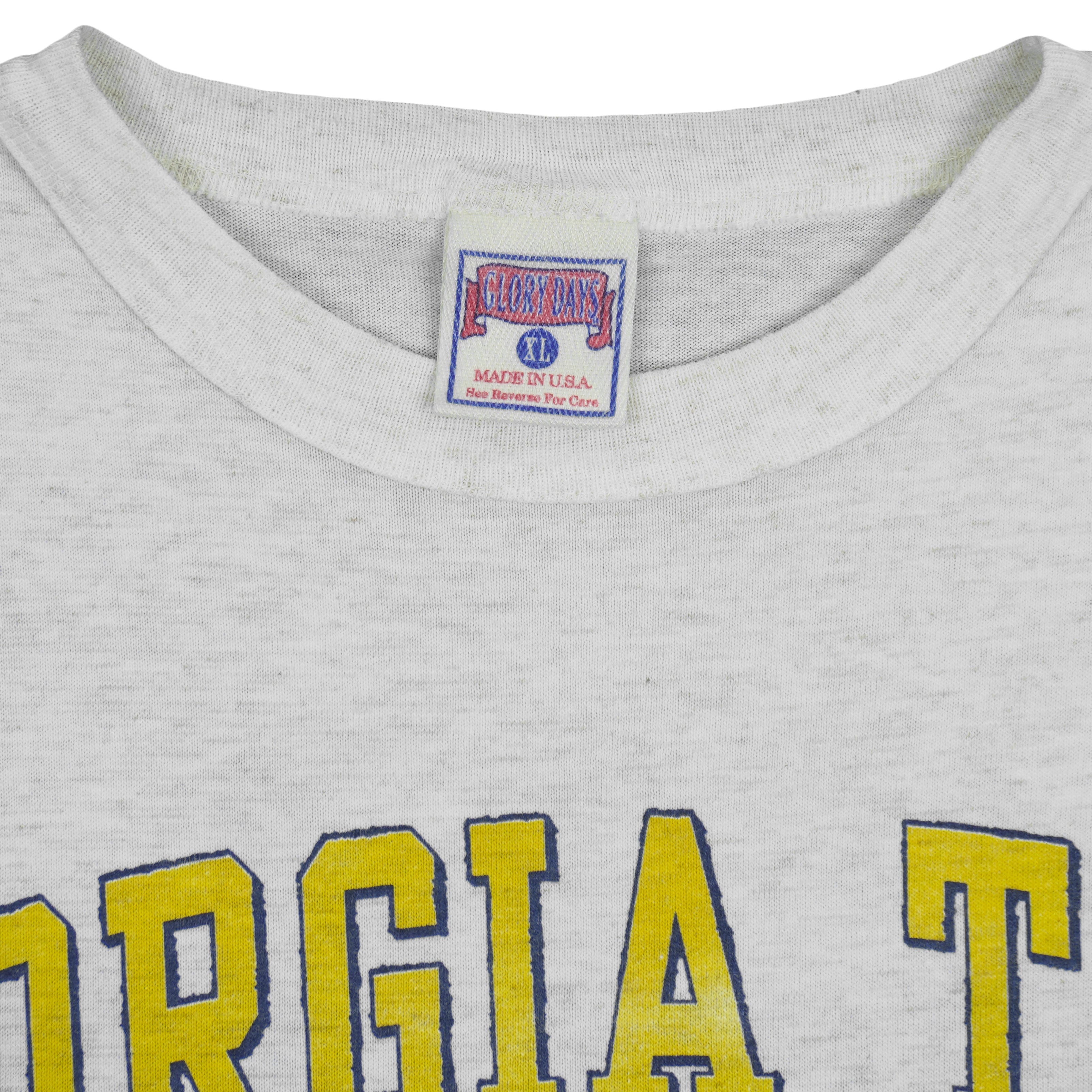 NCAA (Glory Days) - Georgia Tech Yellow Jackets T-Shirt 1990s X-Large Vintage Retro