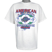 MLB (Trench) - Toronto Blue Jays World Series Champs T-Shirt 1992 X-Large vintage Retro Baseball