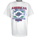 MLB (Trench) - Toronto Blue Jays World Series Champs T-Shirt 1992 X-Large vintage Retro Baseball