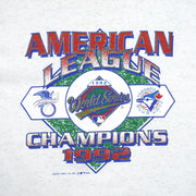 MLB (Trench) - Toronto Blue Jays World Series Champs T-Shirt 1992 X-Large vintage Retro Baseball